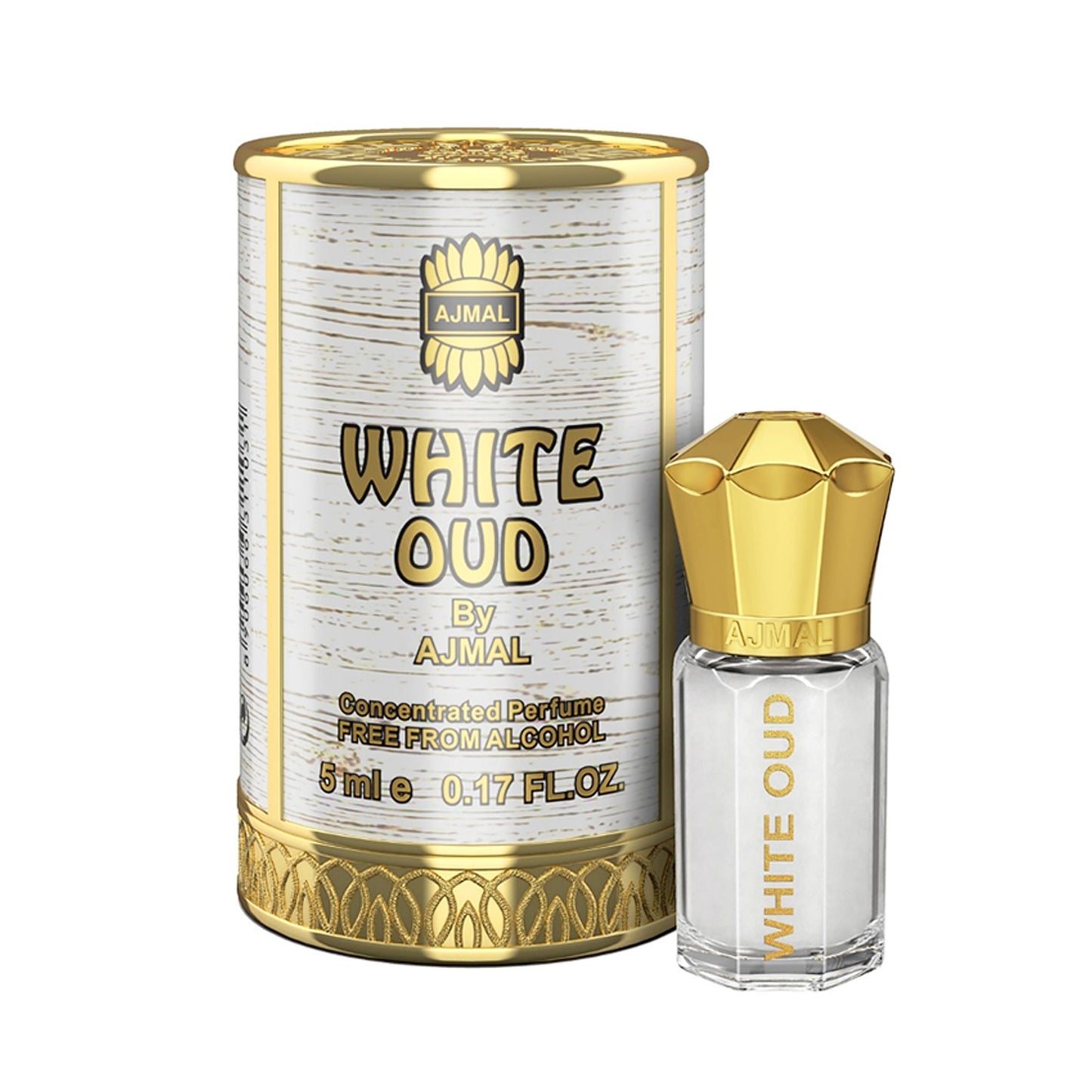 Ajmal India White Oud Attar Concentrated Perfume For Her