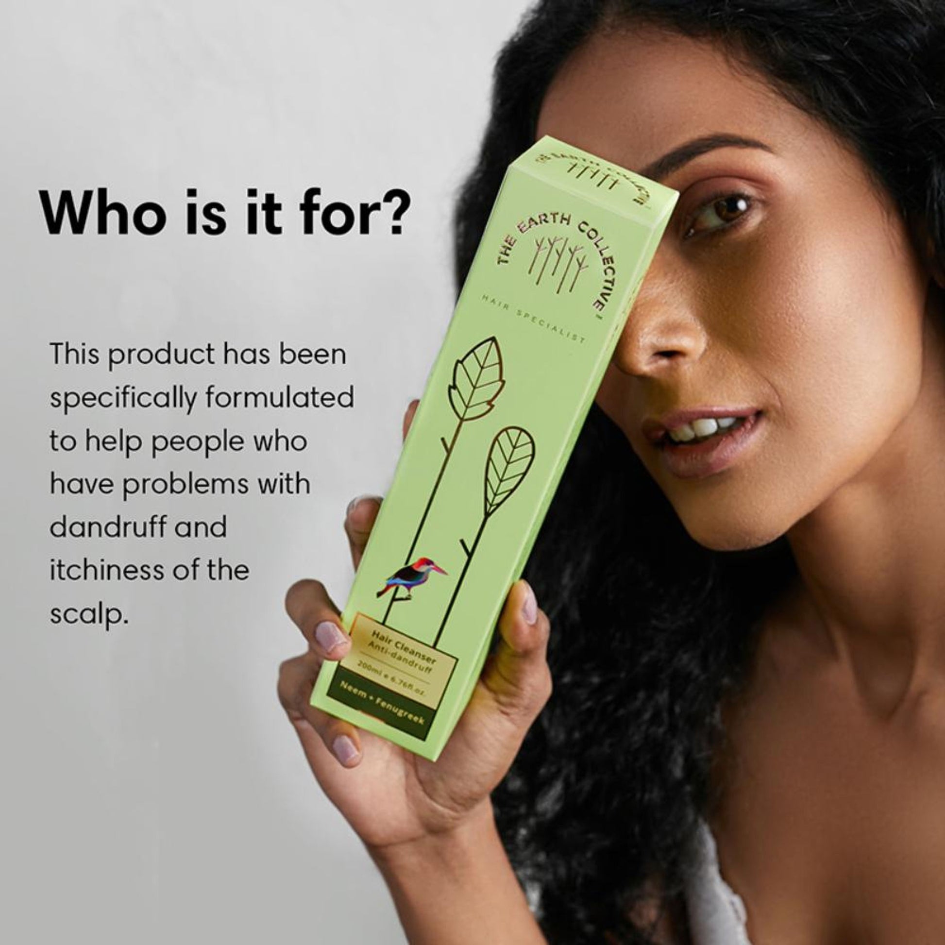 The Earth Collective Hair Cleanser, Anti-Dandruff With Neem & Fenugreek