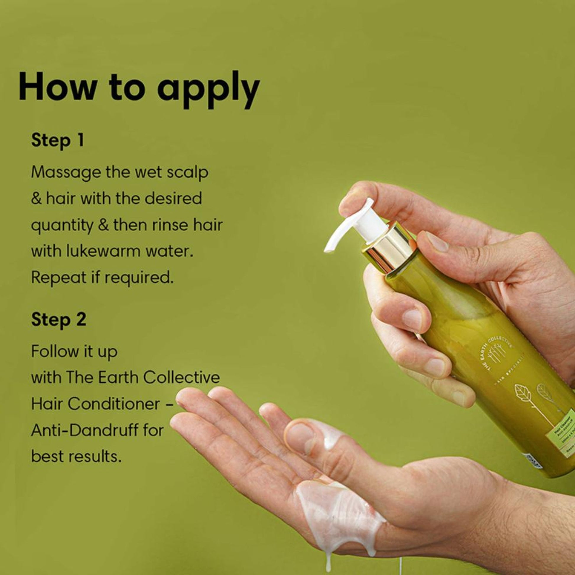 The Earth Collective Hair Cleanser, Anti-Dandruff With Neem & Fenugreek
