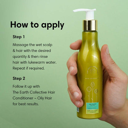The Earth Collective Hair Cleanser- Oily Hair- Shampoo For Oily Scalp