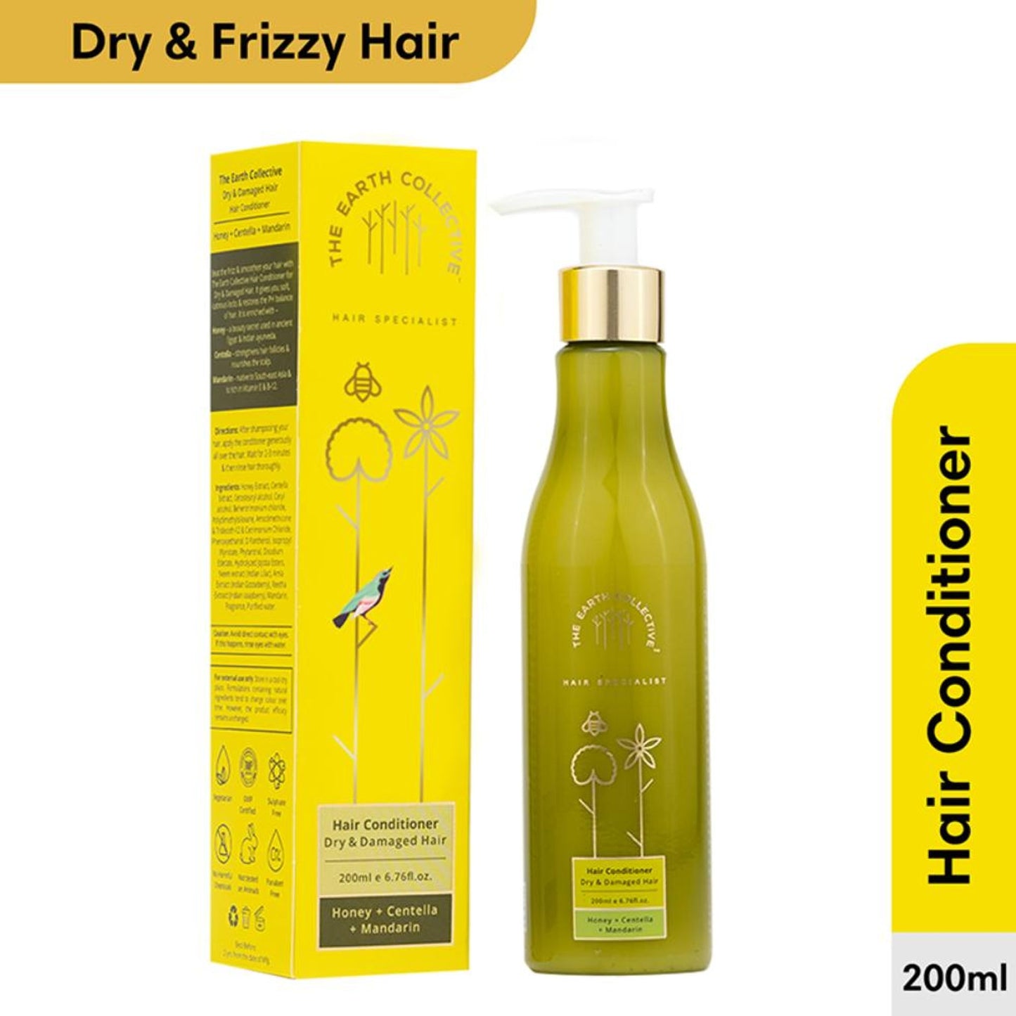 The Earth Collective Hair Conditioner, Dry and Damaged