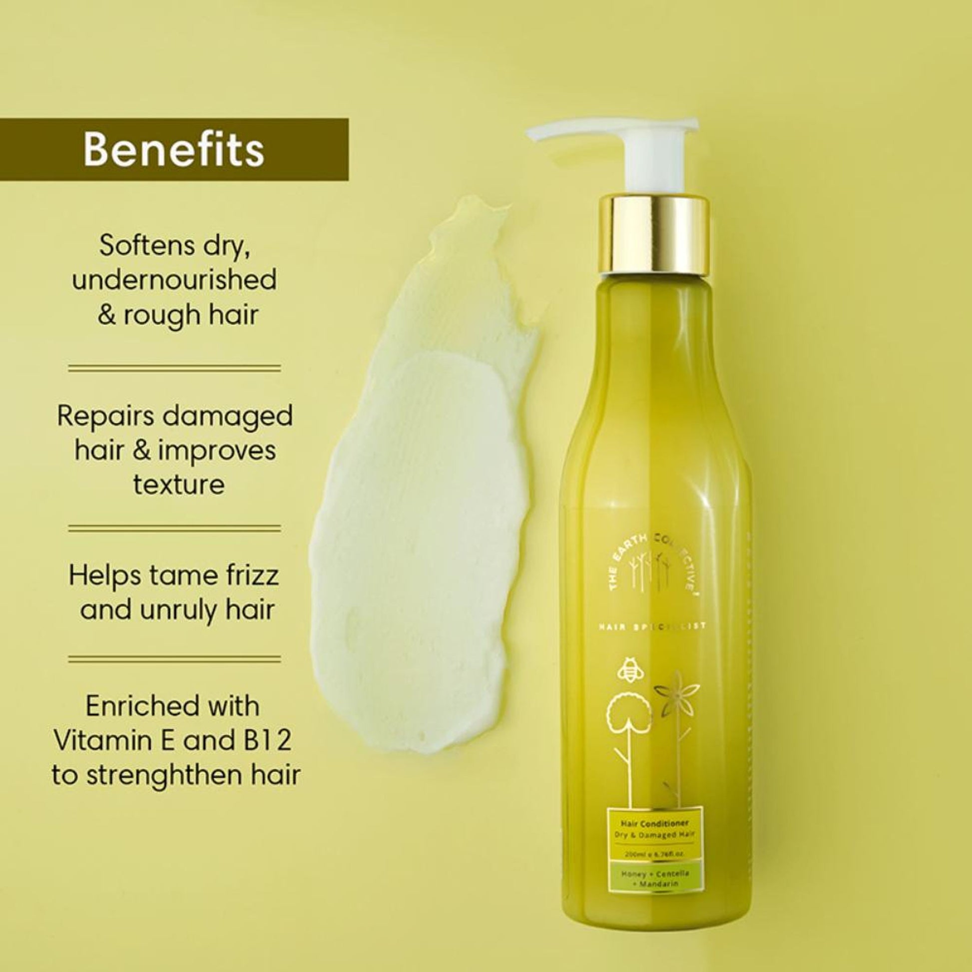 The Earth Collective Hair Conditioner, Dry and Damaged