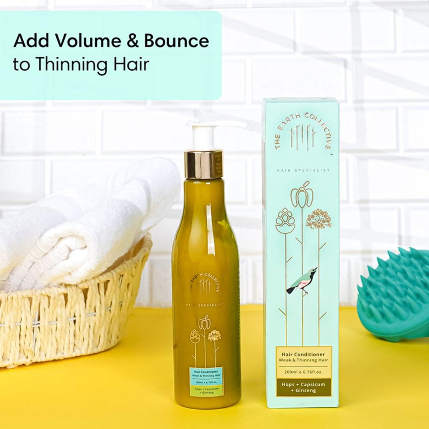 The Earth Collective Hair Conditioner, Weak & Thinning Hair