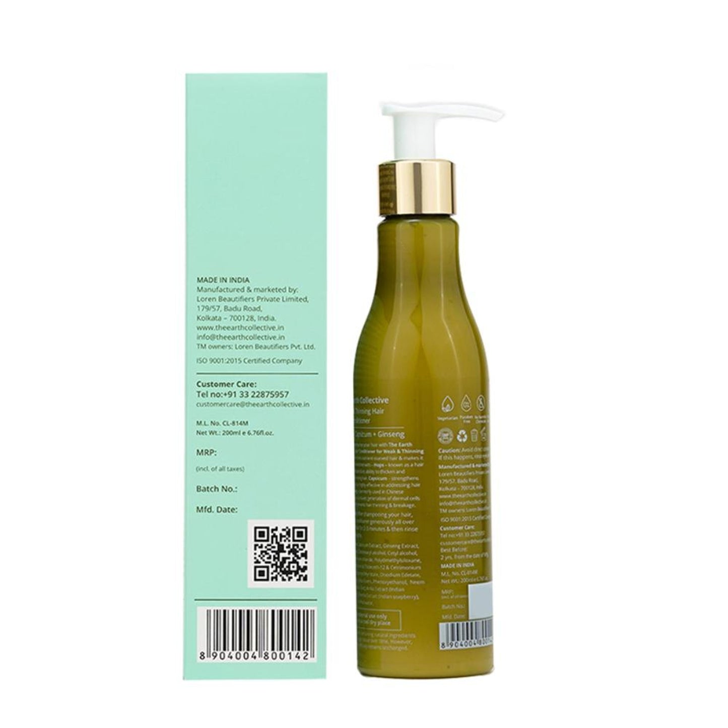 The Earth Collective Hair Conditioner, Weak & Thinning Hair