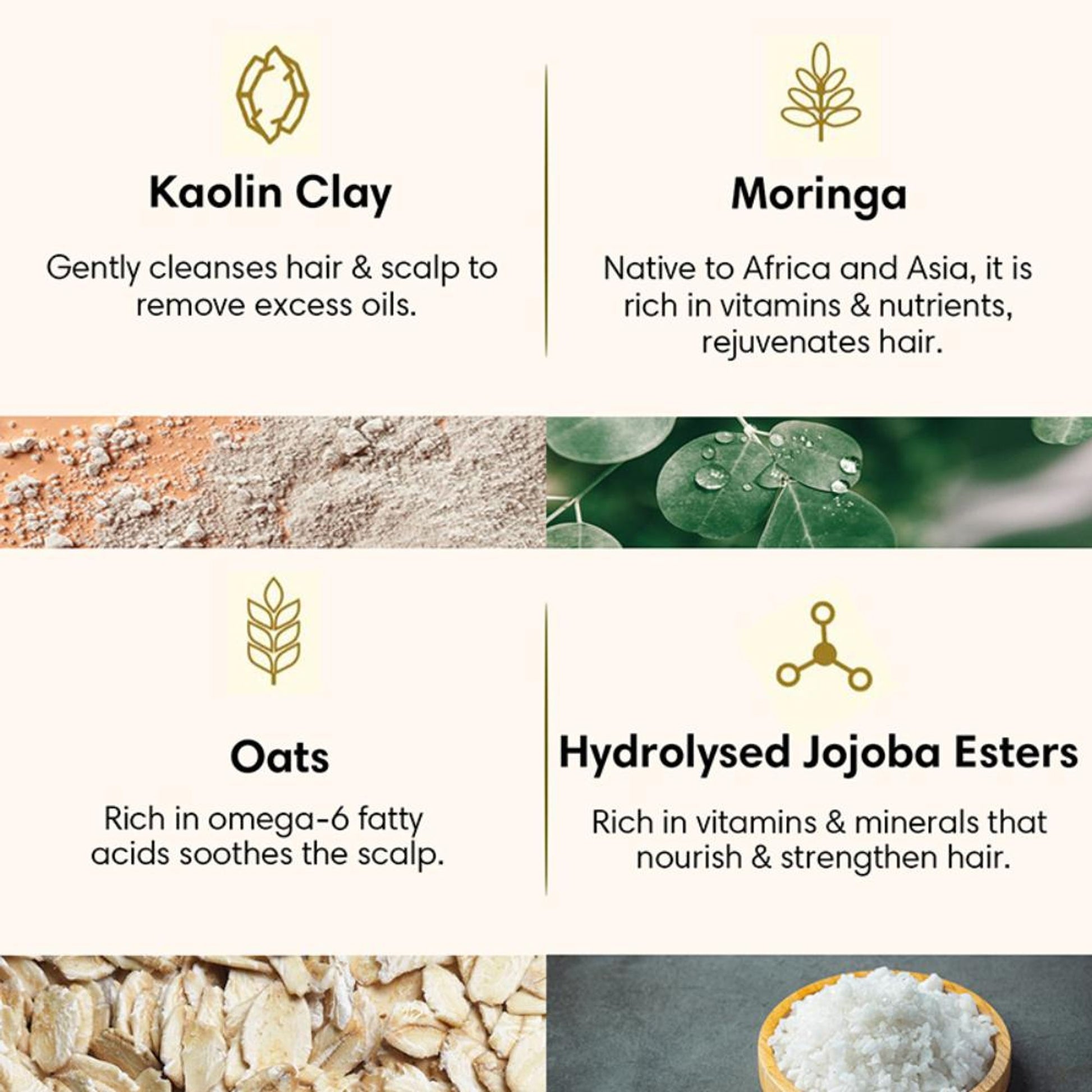 The Earth Collective Hair Mask- Oil Control Mud Pack- Kaolin Clay Hair Mask For Oily Scalp