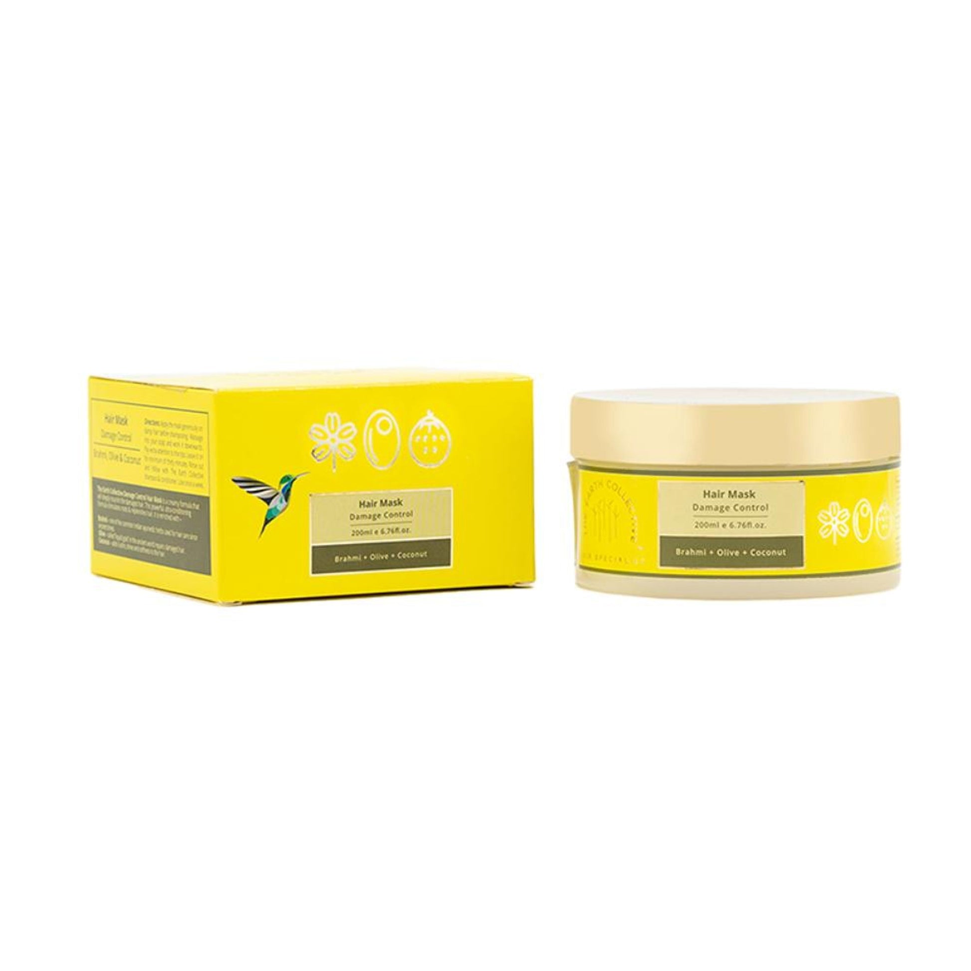 The Earth Collective Hair Mask- Damage Control- Repairs Dry Hair