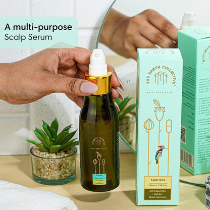 The Earth Collective Scalp Tonic ith Niacinamide- Hydrating & Nourishing Scalp Serum