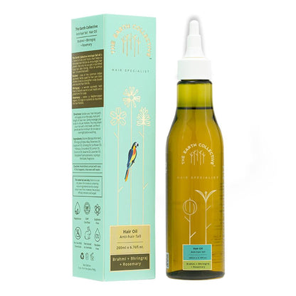 The Earth Collective Anti Hair Fall Hair Oil With Rosemary, Bhringraj & Brahmi