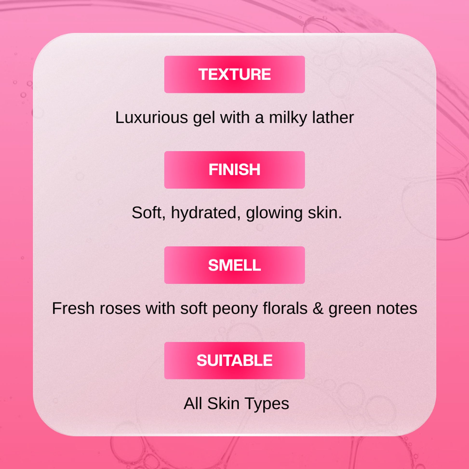 Boho Botanist Bulgarian Rose & Peony Body Wash