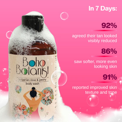 Boho Botanist Bulgarian Rose & Peony Body Wash