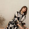 Dhiyona IE Floral Printed Regular Sequinned Kurta with Trousers