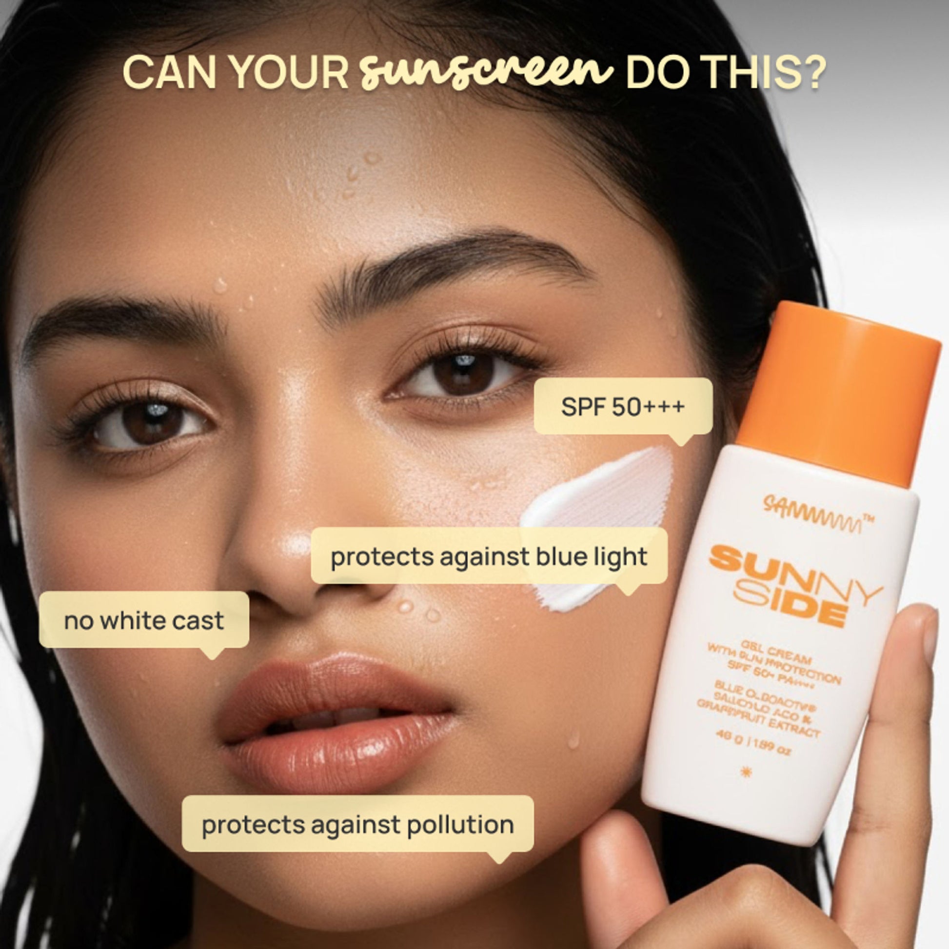 Sammmm Sunnyside Sun Protection Gel Cream With SPF 50+ PA++++
