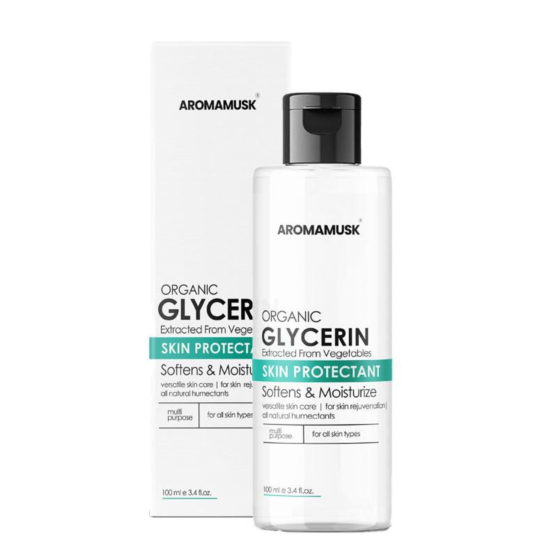 AromaMusk Organic And Pure Vegetable Glycerine For Face