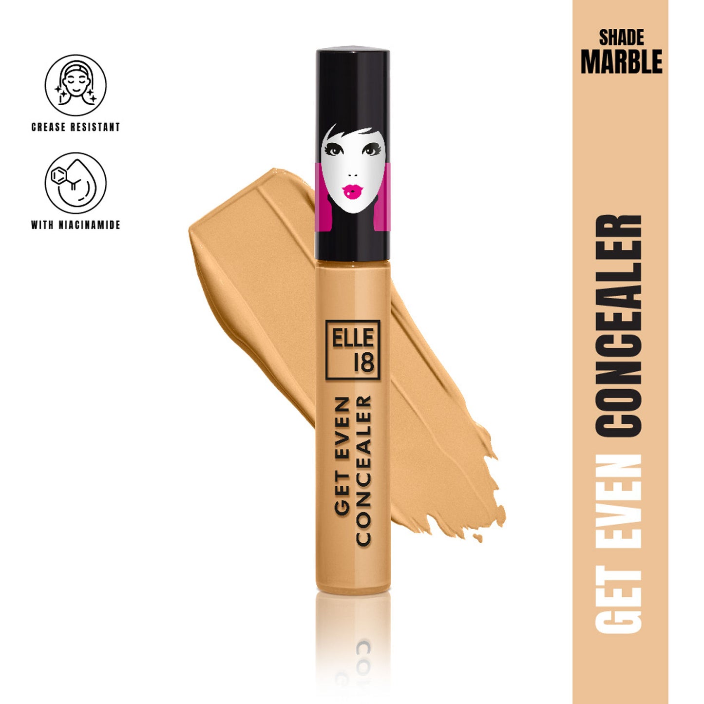 Elle 18 Get Even Concealer - Marble