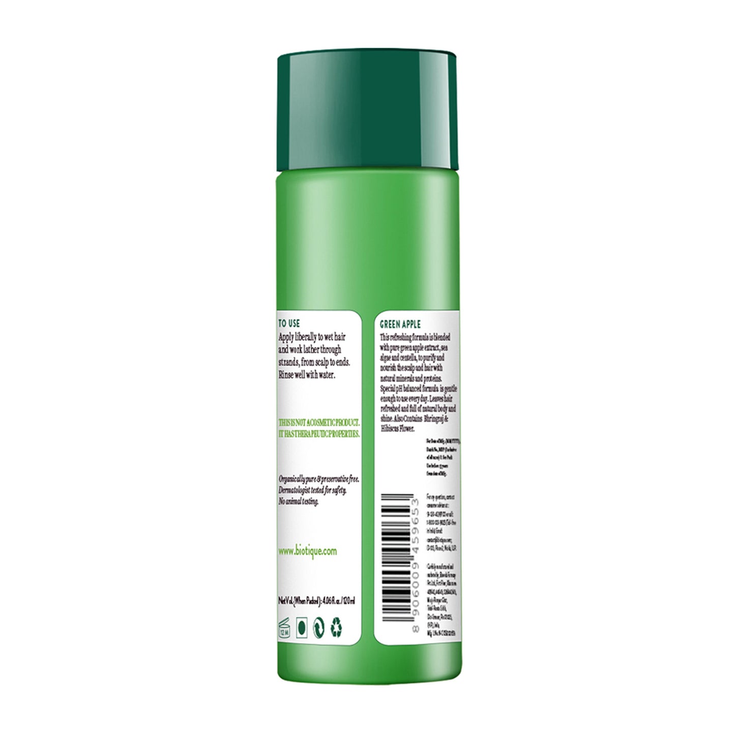 Biotique Bio Green Apple Fresh Daily Purifying Shampoo & Conditioner