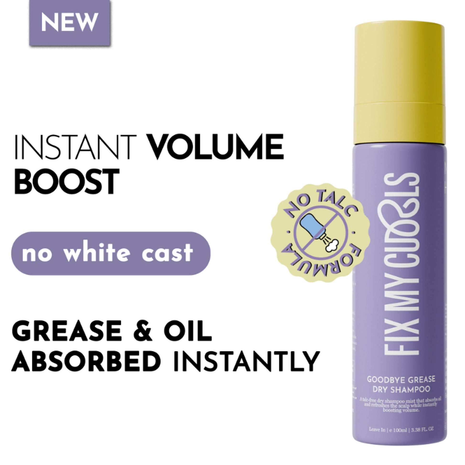 Fix My Curls Goodbye Grease Dry Shampoo