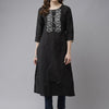Dhiyona IE Women Ethnic Motifs Embroidered Straight Kurta