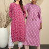 Dhiyona IE Pack of 2 Ethnic Motifs Printed Embroidered Straight Kurta