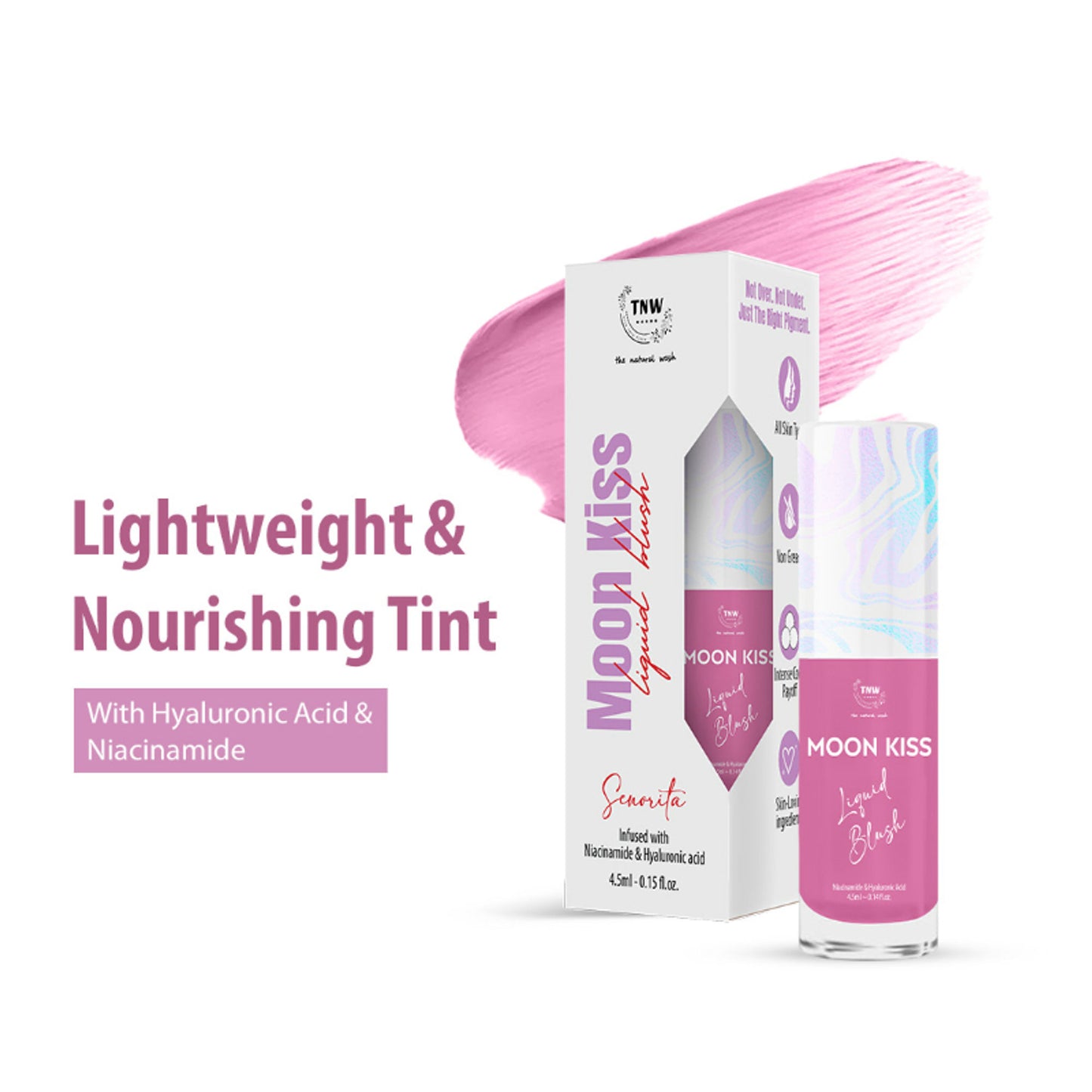 TNW - The Natural Wash Moon Kiss Blush - Neon Pink