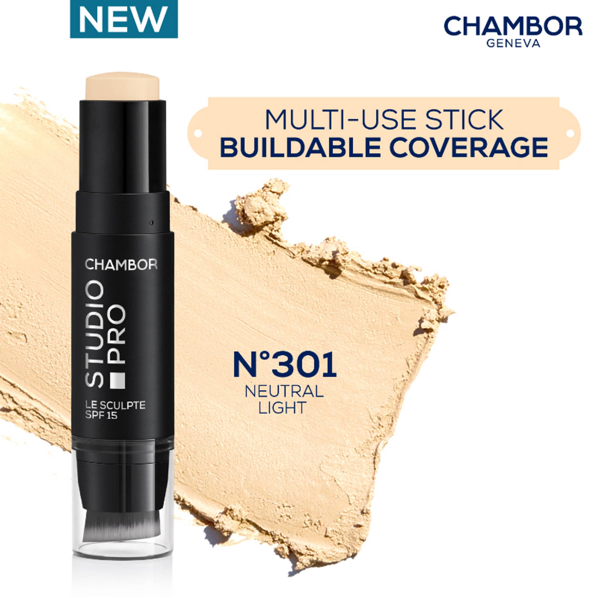 Chambor Studio Pro Le Sculpte Stick Foundation - Neutral Light