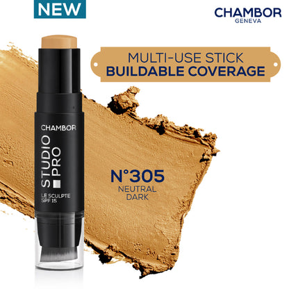 Chambor Studio Pro Le Sculpte Stick Foundation - Neutral Dark