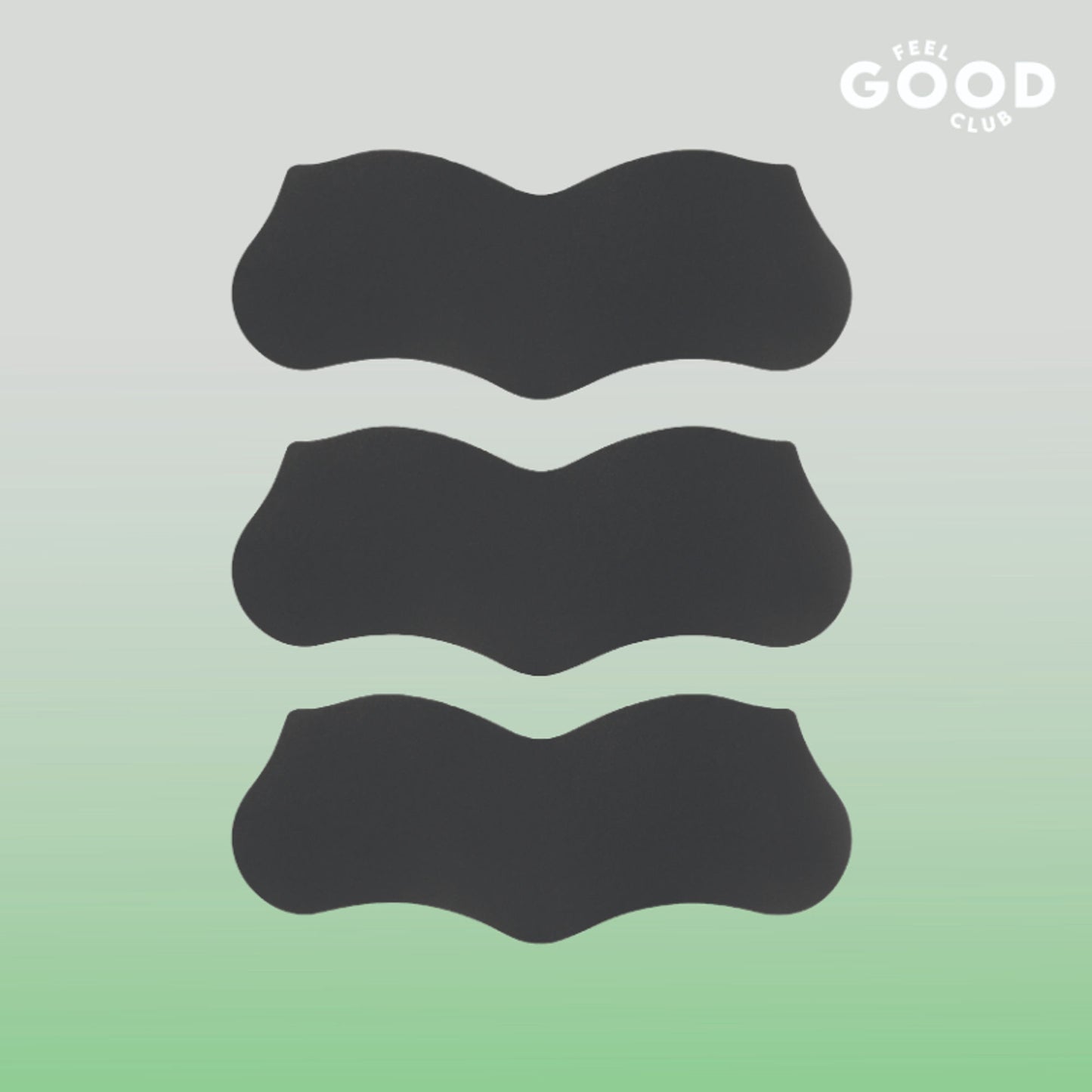 Feel Good Club Pack Of 3 Nose Strips For Skin Pore Cleansing Exfoliation With Charcoal & Aloe Vera