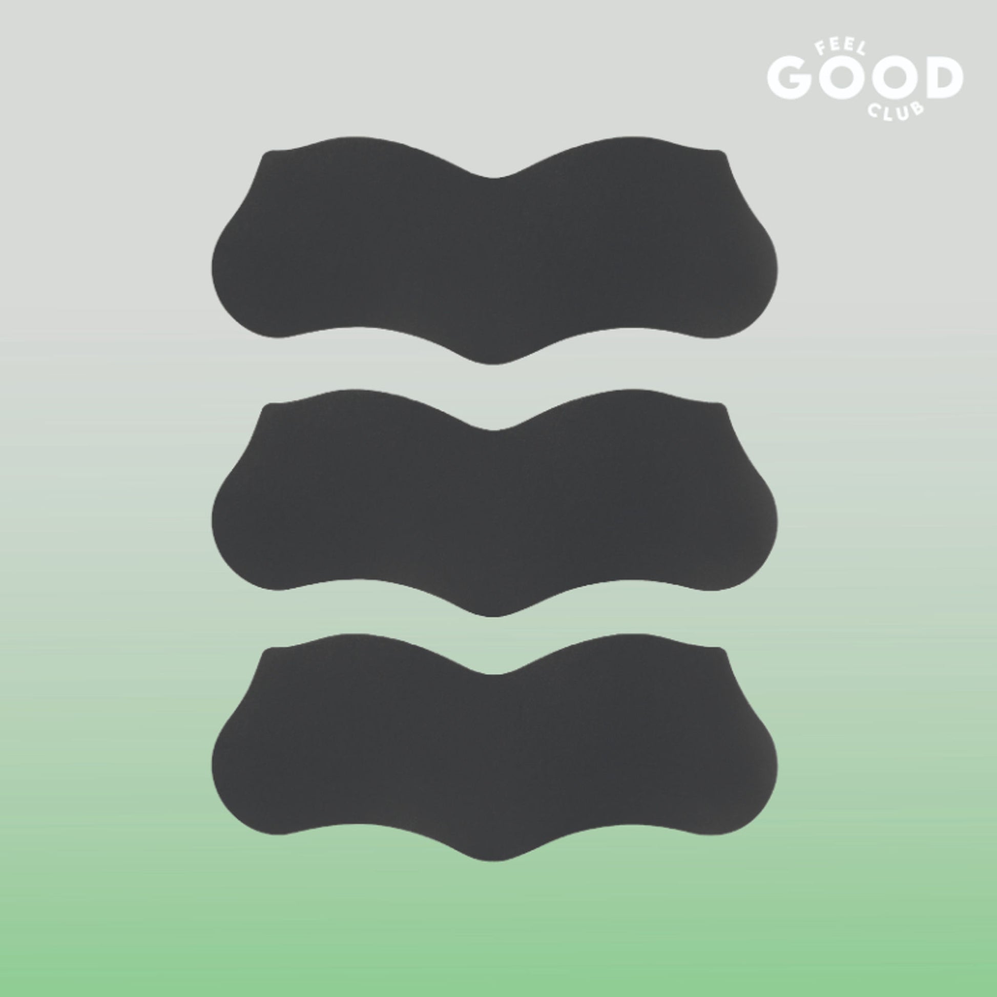 Feel Good Club Pack Of 3 Nose Strips For Skin Pore Cleansing Exfoliation With Charcoal & Aloe Vera