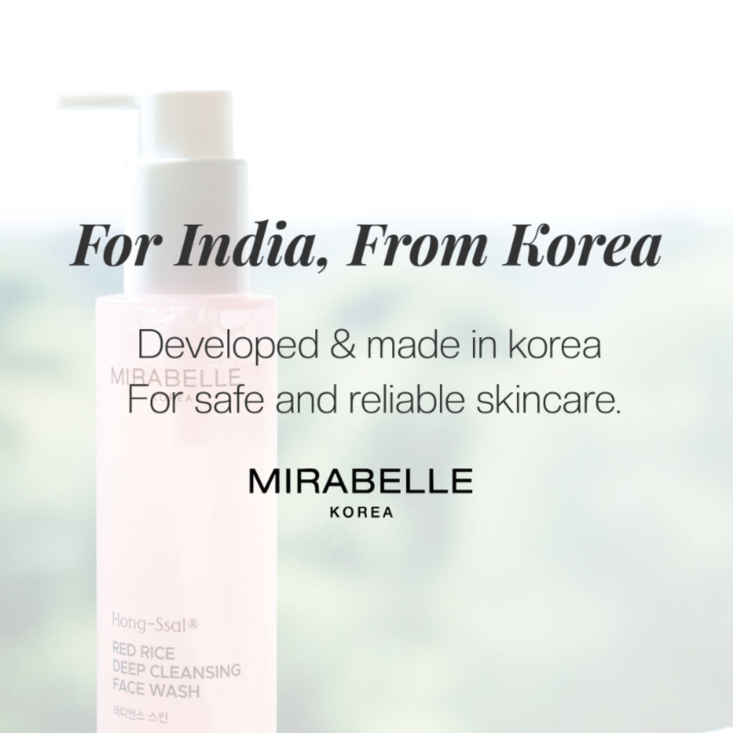 Mirabelle Korea Red Rice Deep Cleansing Face Wash