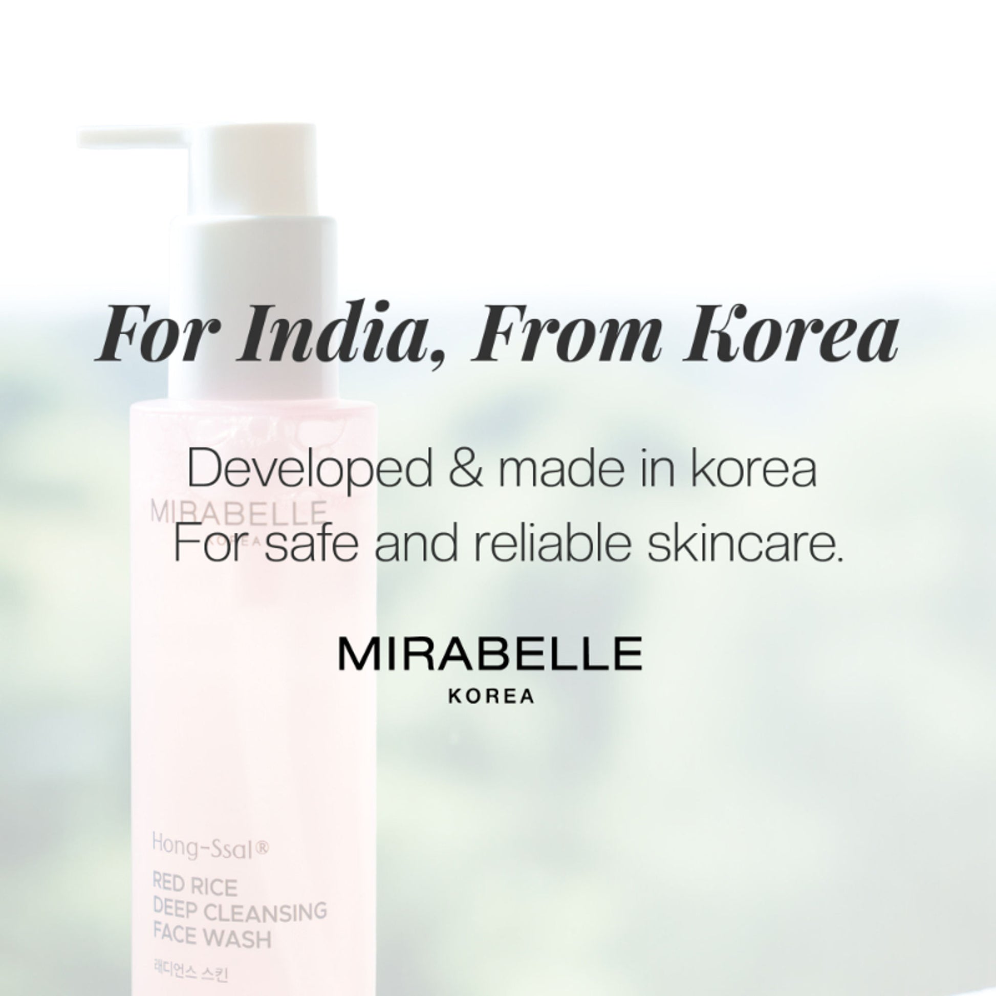 Mirabelle Korea Red Rice Deep Cleansing Face Wash
