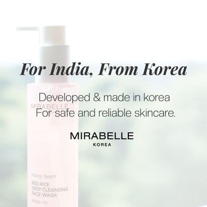 Mirabelle Korea Red Rice Deep Cleansing Face Wash