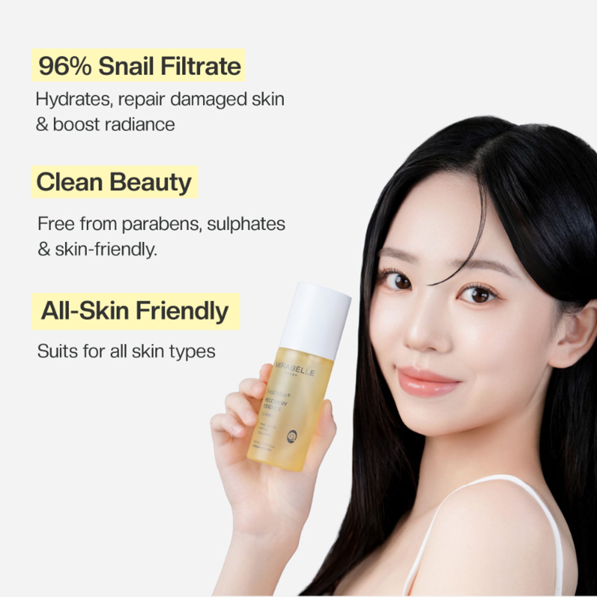 Mirabelle Korea Snail Recovery Essence