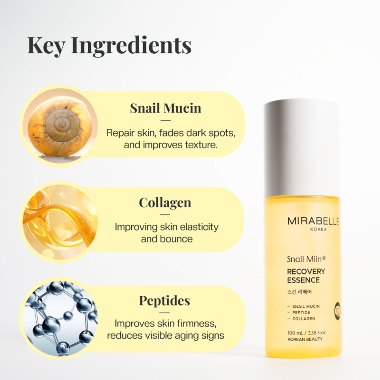 Mirabelle Korea Snail Recovery Essence