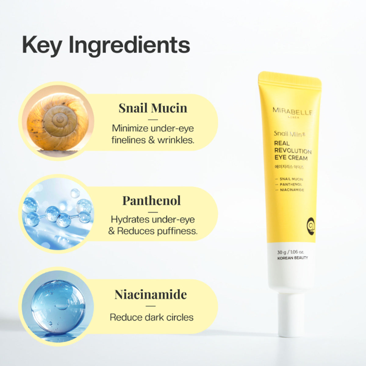Mirabelle Korea Snail Revolution Eye Cream