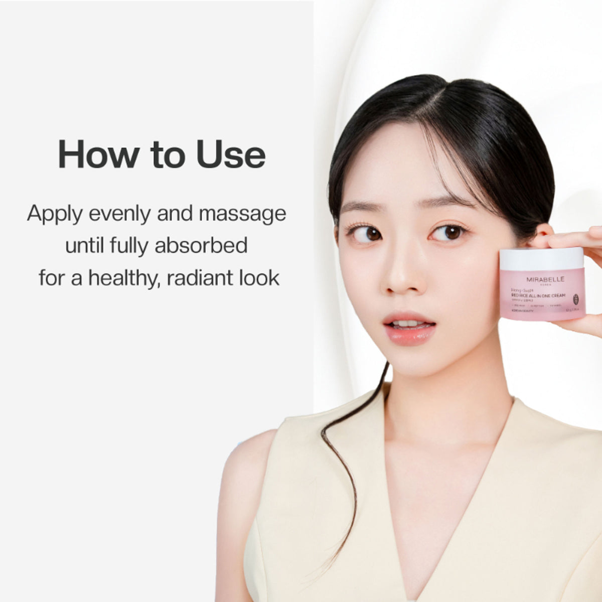 Mirabelle Korea Red Rice All In One Moisturing Cream