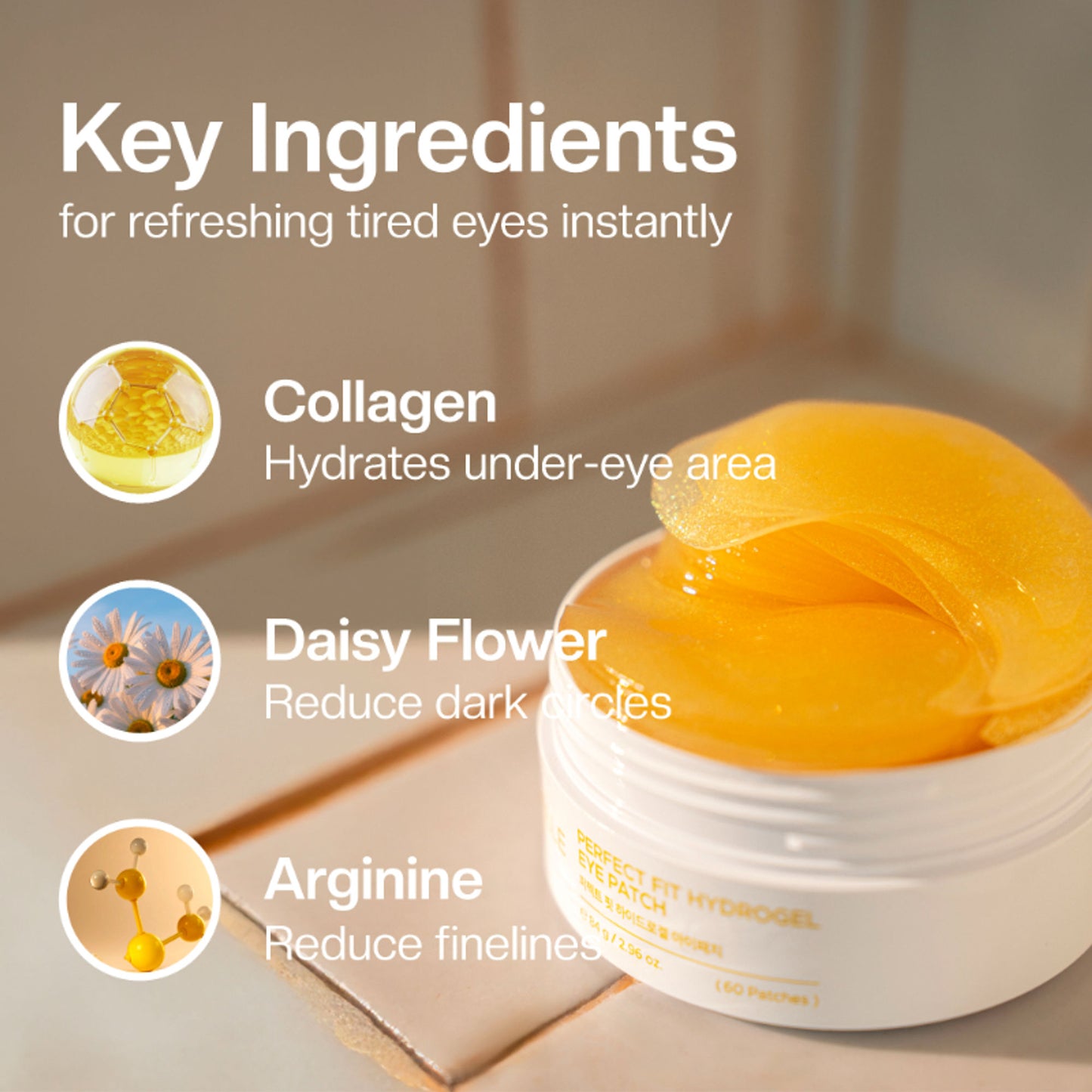 Mirabelle Korea Hydrogel Eye Patch Pack of 60pcs