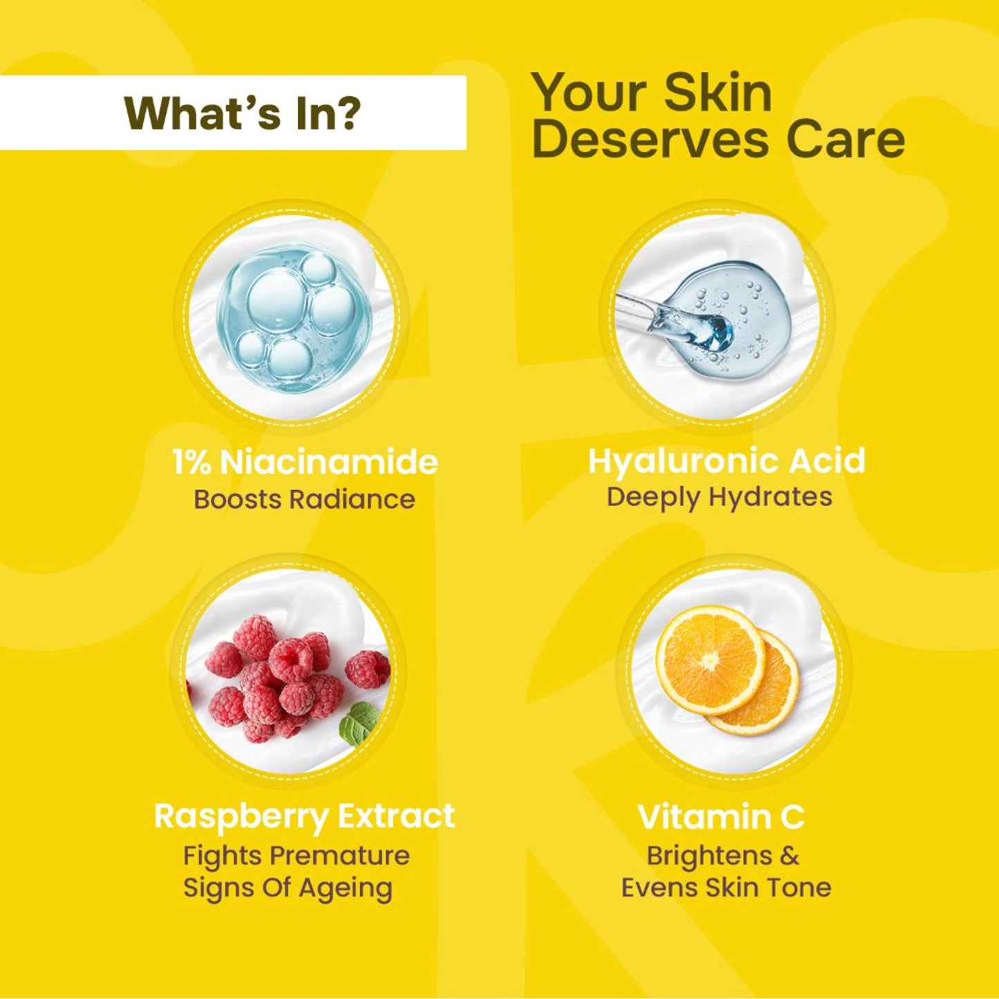 Swiss Beauty Care Glow Fusion Sunscreen SPF 50 PA++++ - 1% Niacinamide & Raspberry Extract