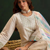 Dhiyona IE Women Ethnic Motifs Embroidered Regular Pure Cotton Kurta with Trousers & With Dupatta