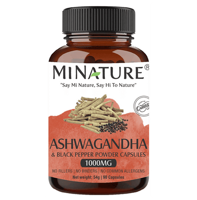 Minature Ashwagandha & Black Pepper Powder Capsules