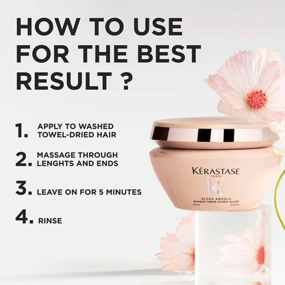 Kerastase Gloss Absolu Creme Anti-Frizz Hair Mask