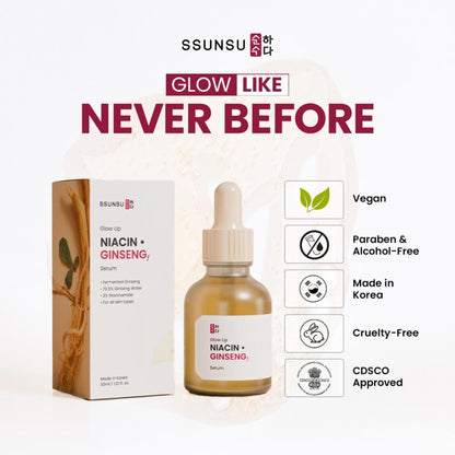 SSUNSU Glow Up Niacin Ginseng Serum
