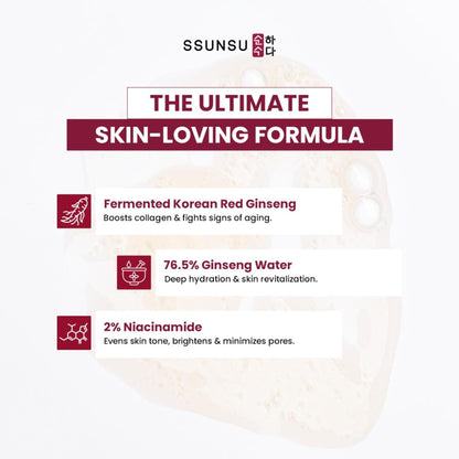 SSUNSU Glow Up Niacin Ginseng Serum
