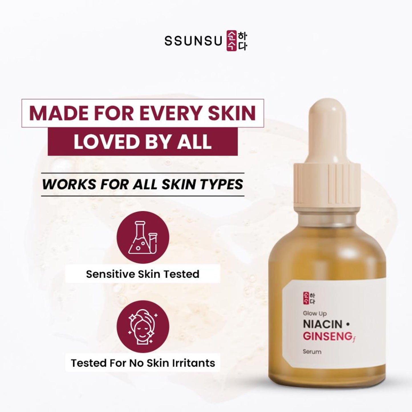 SSUNSU Glow Up Niacin Ginseng Serum