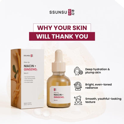 SSUNSU Glow Up Niacin Ginseng Serum
