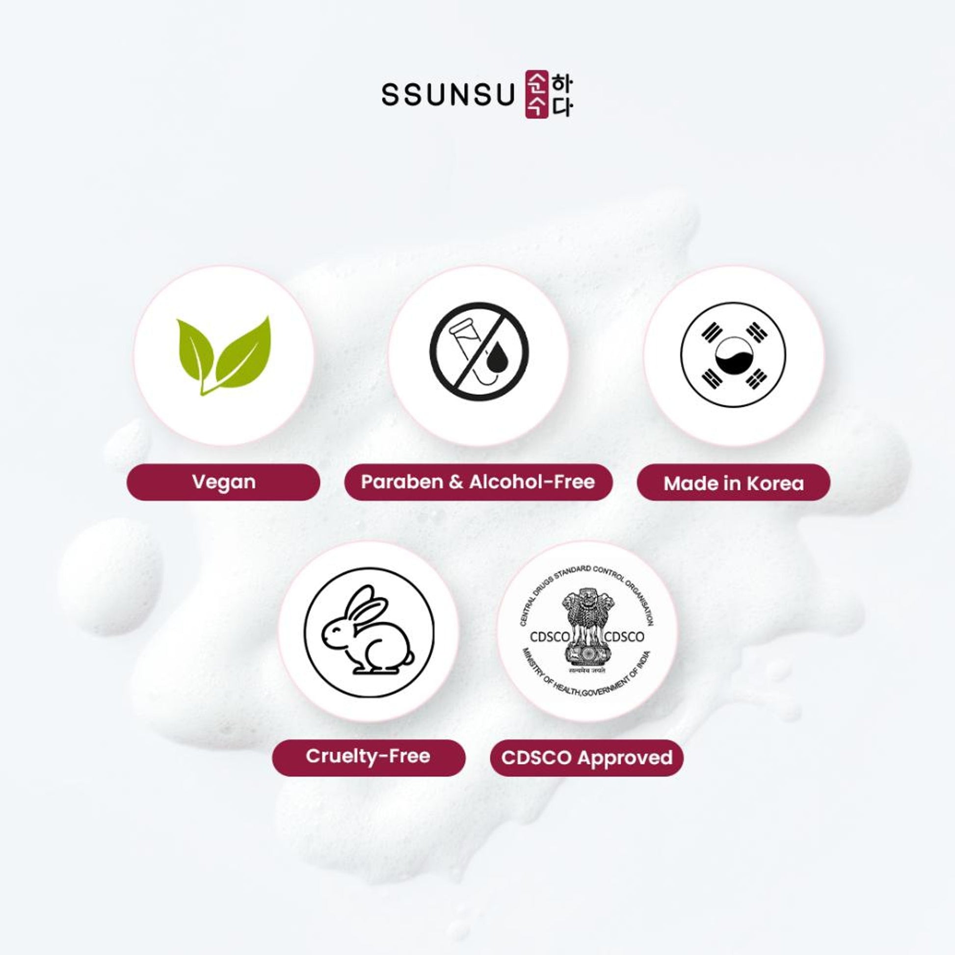 SSUNSU Water Barrier Cera Ginseng Cloud Cleanser