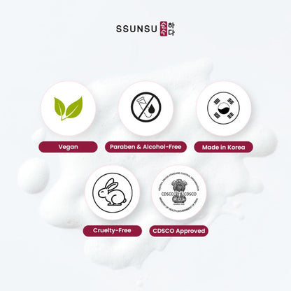 SSUNSU Water Barrier Cera Ginseng Cloud Cleanser