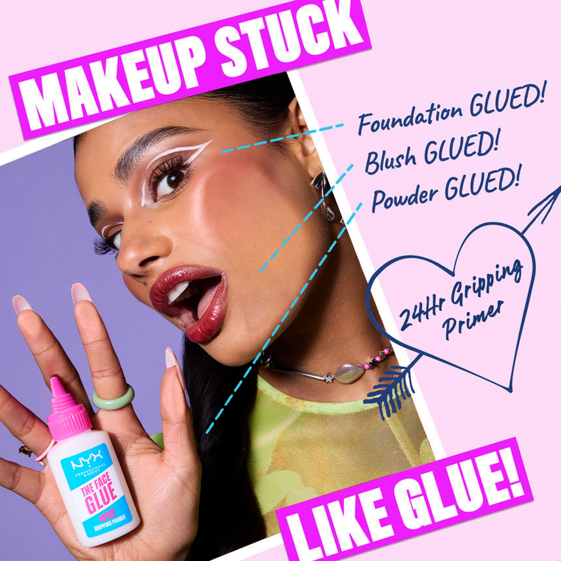 NYX Professional Makeup The Face Glue Gripping Primer