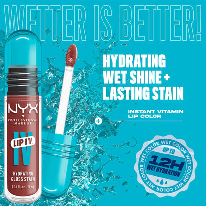 NYX Professional Makeup Lip I.V. Hydrating Gloss Stain - Hydra-Honey