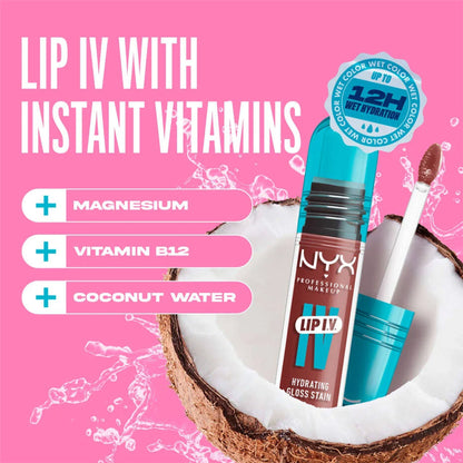 NYX Professional Makeup Lip I.V. Hydrating Gloss Stain - Hydra-Honey