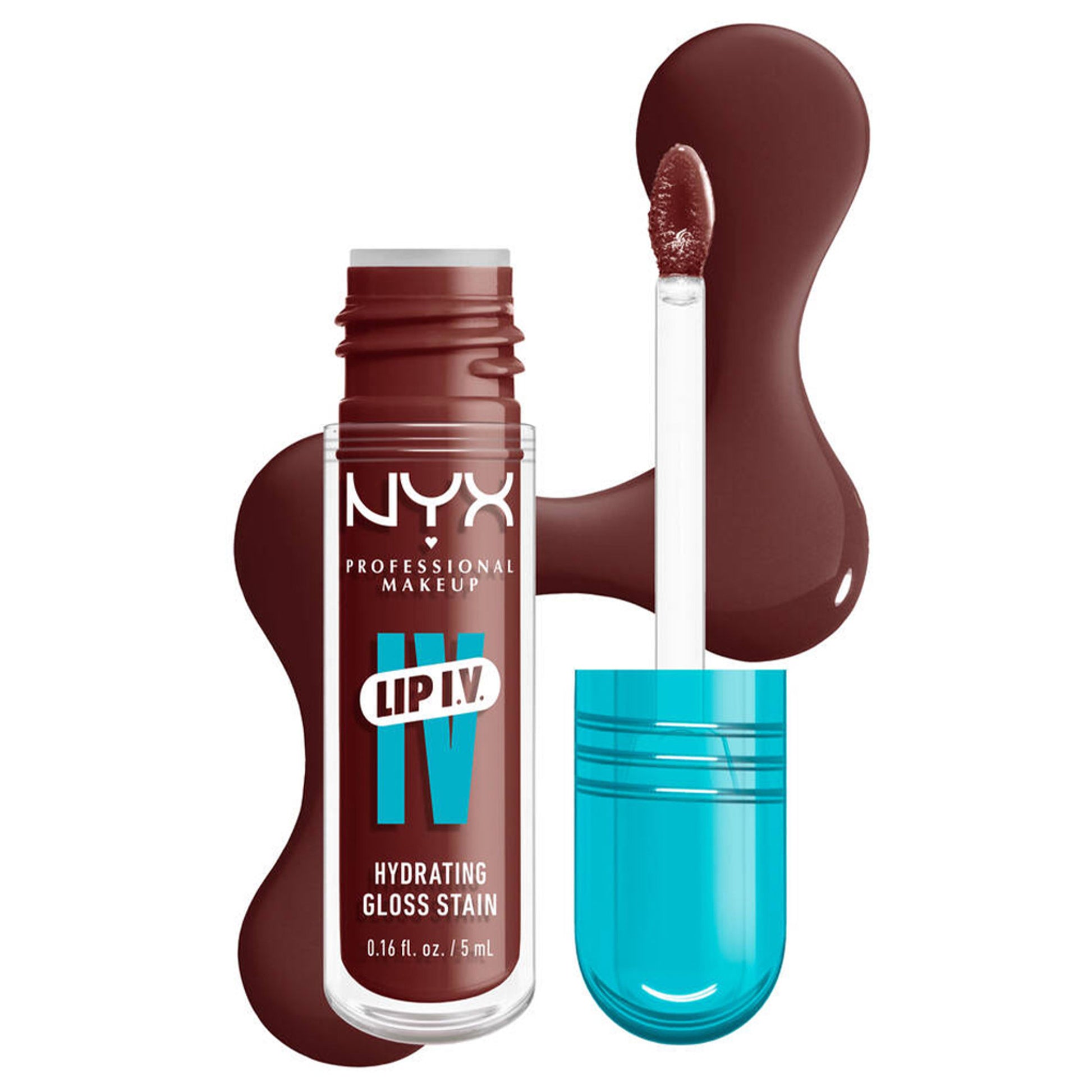 NYX Professional Makeup Lip I.V. Hydrating Gloss Stain - Mocha Me Wet