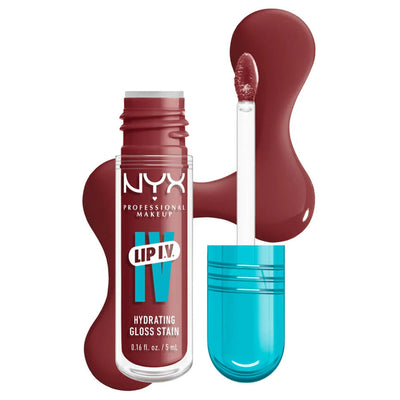 NYX Professional Makeup Lip I.V. Hydrating Gloss Stain - Drippin In Rose